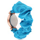 White Moon Style Scrunchies Watch (Butterfly Blue)