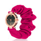 Diamond Style Golden Scrunchies Watch (Hot Pink)