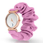 White Moon Style Scrunchies Watch (Soft Pink)